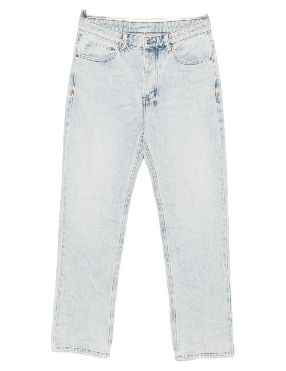 Jeans in cotone cinque tasche in blu Ksubi - uomo 
