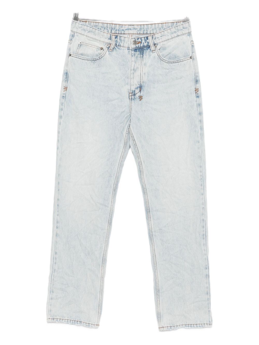 Jeans in cotone cinque tasche in blu Ksubi - uomo 