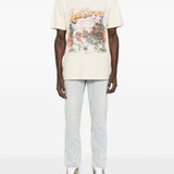 Jeans in cotone cinque tasche in blu Ksubi - uomo 