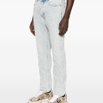 Jeans in cotone cinque tasche in blu Ksubi - uomo 