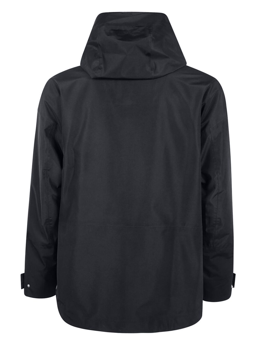 Parka con cappuccio in nero Laminar - uomo 