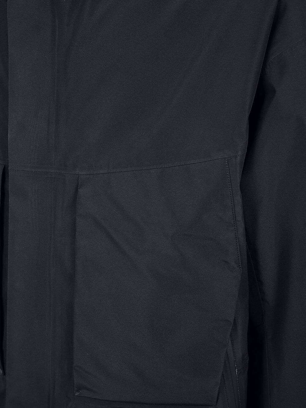 Parka con cappuccio in nero Laminar - uomo 