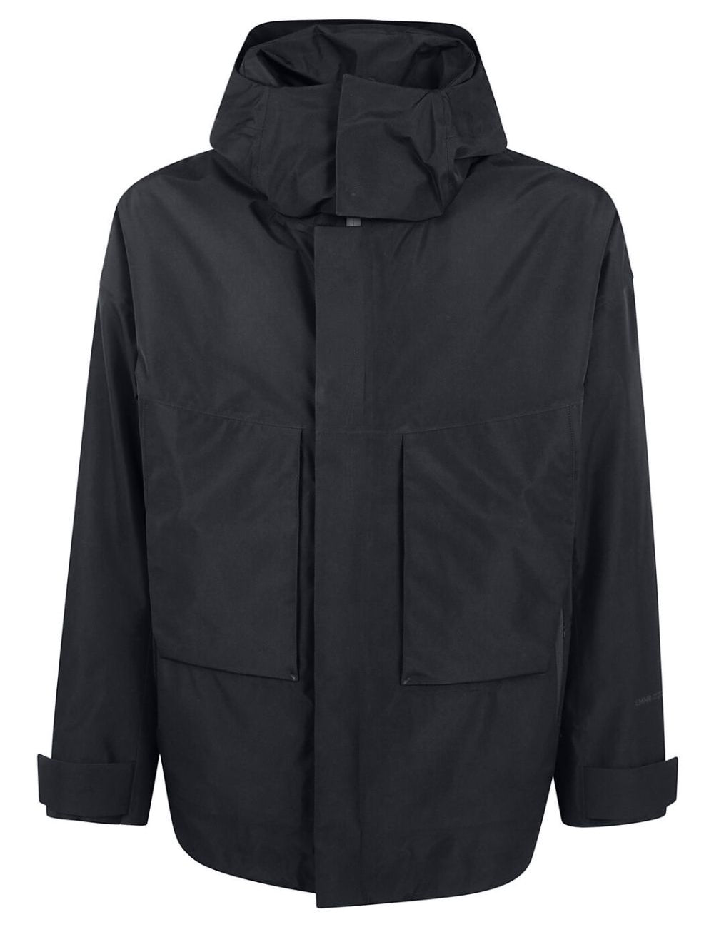 Parka con cappuccio in nero Laminar - uomo 