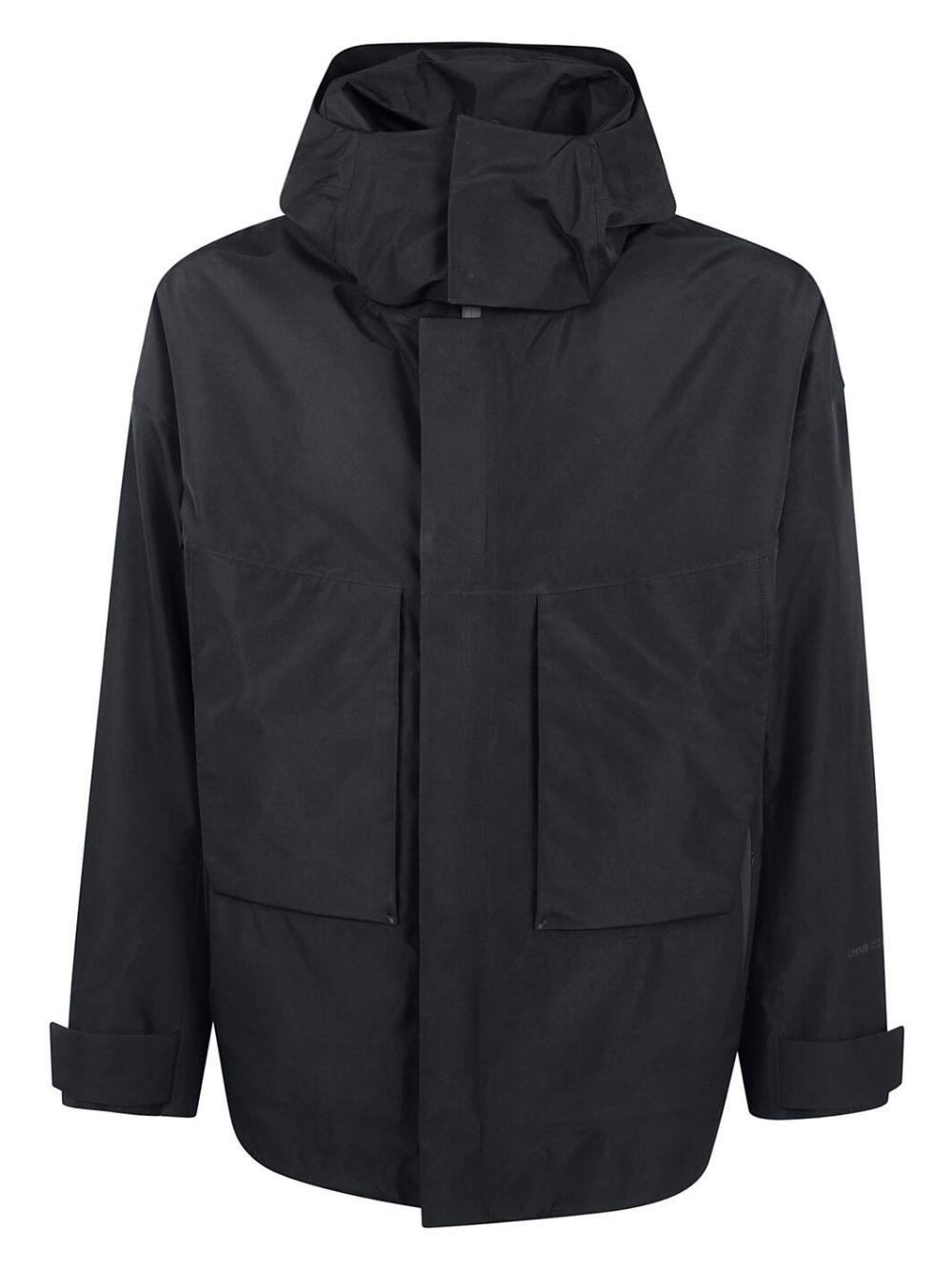 Parka con cappuccio in nero Laminar - uomo 