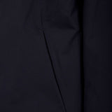 Cappotto con colletto e zip frontale in nero Laminar - uomo 