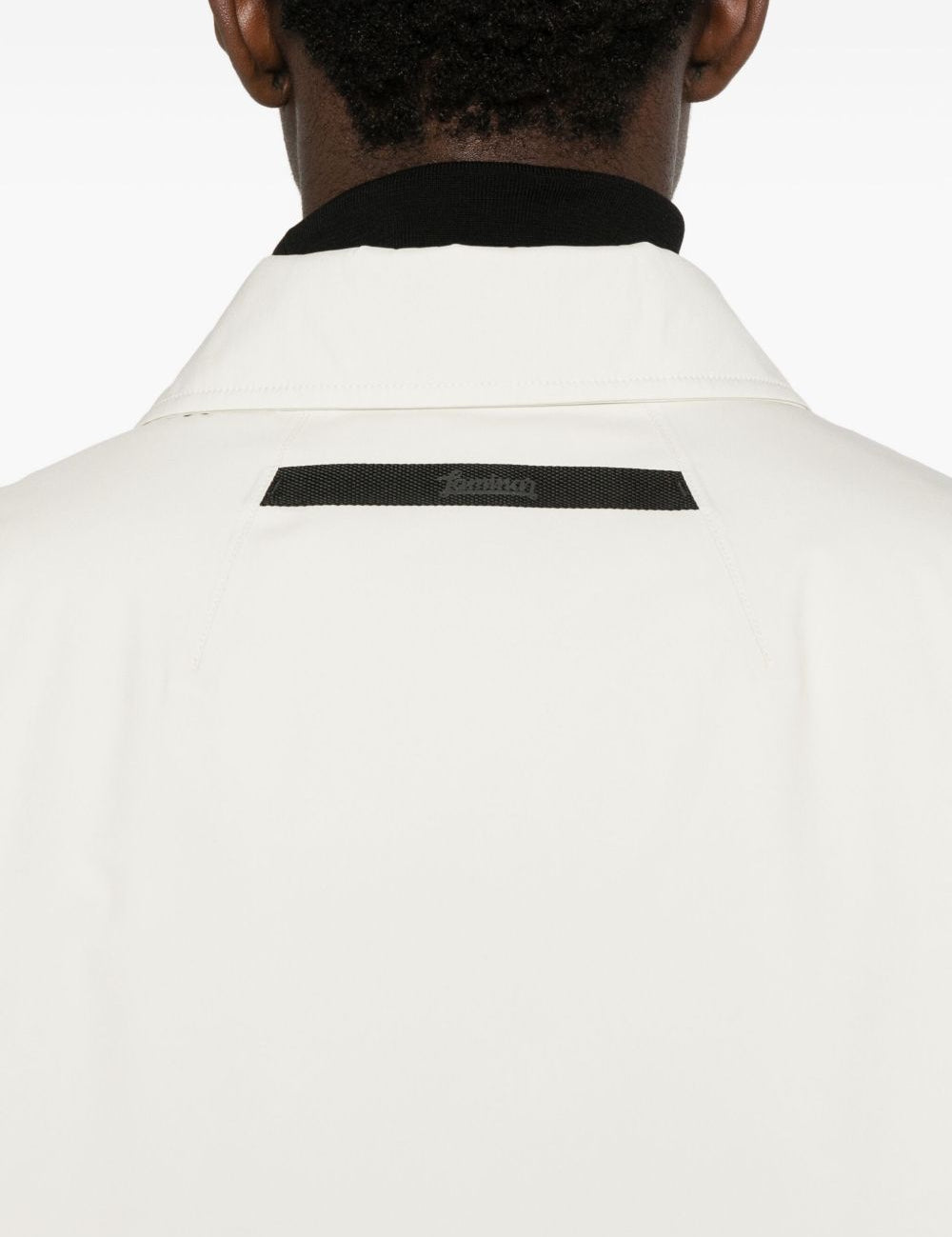 Cappotto monopetto in bianco Laminar - uomo 