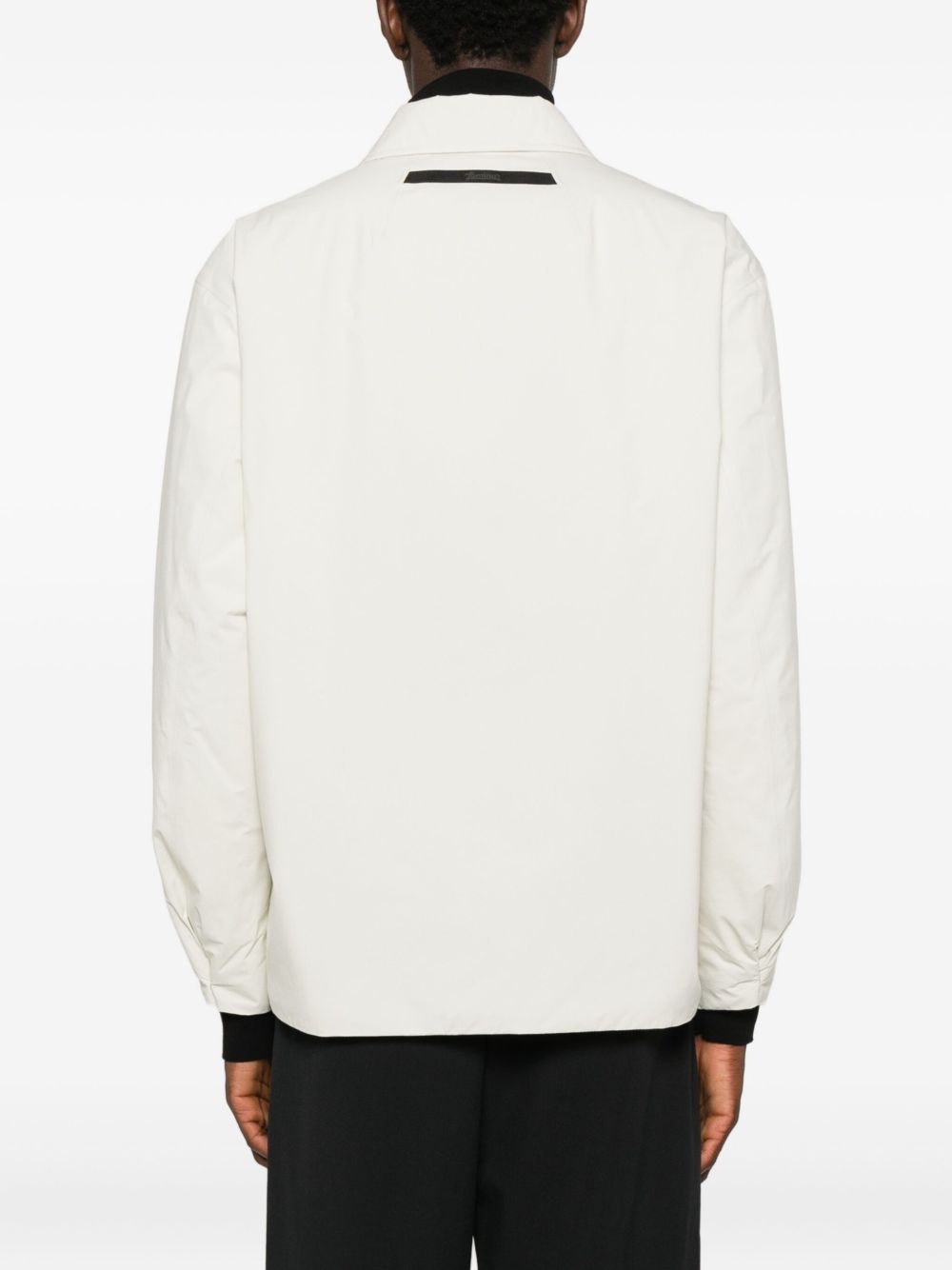 Cappotto monopetto in bianco Laminar - uomo 