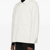 Cappotto monopetto in bianco Laminar - uomo 