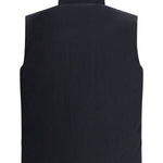 Gilet trapuntato con tasca con zip in nero Laminar - uomo 