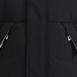 Gilet trapuntato con tasca con zip in nero Laminar - uomo 