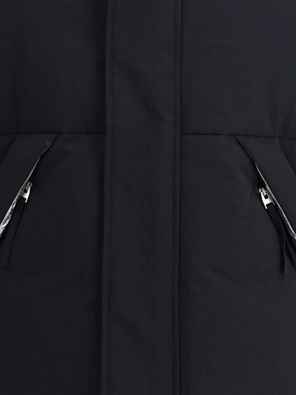 Gilet trapuntato con tasca con zip in nero Laminar - uomo 
