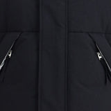Gilet trapuntato con tasca con zip in nero Laminar - uomo 