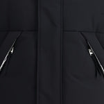 Gilet trapuntato con tasca con zip in nero Laminar - uomo 