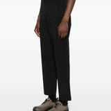 Pantaloni dritti in nero Laminar - uomo 