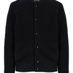 Bomber con bottoni in nero Laneus - uomo 
