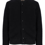 Bomber con bottoni in nero Laneus - uomo 