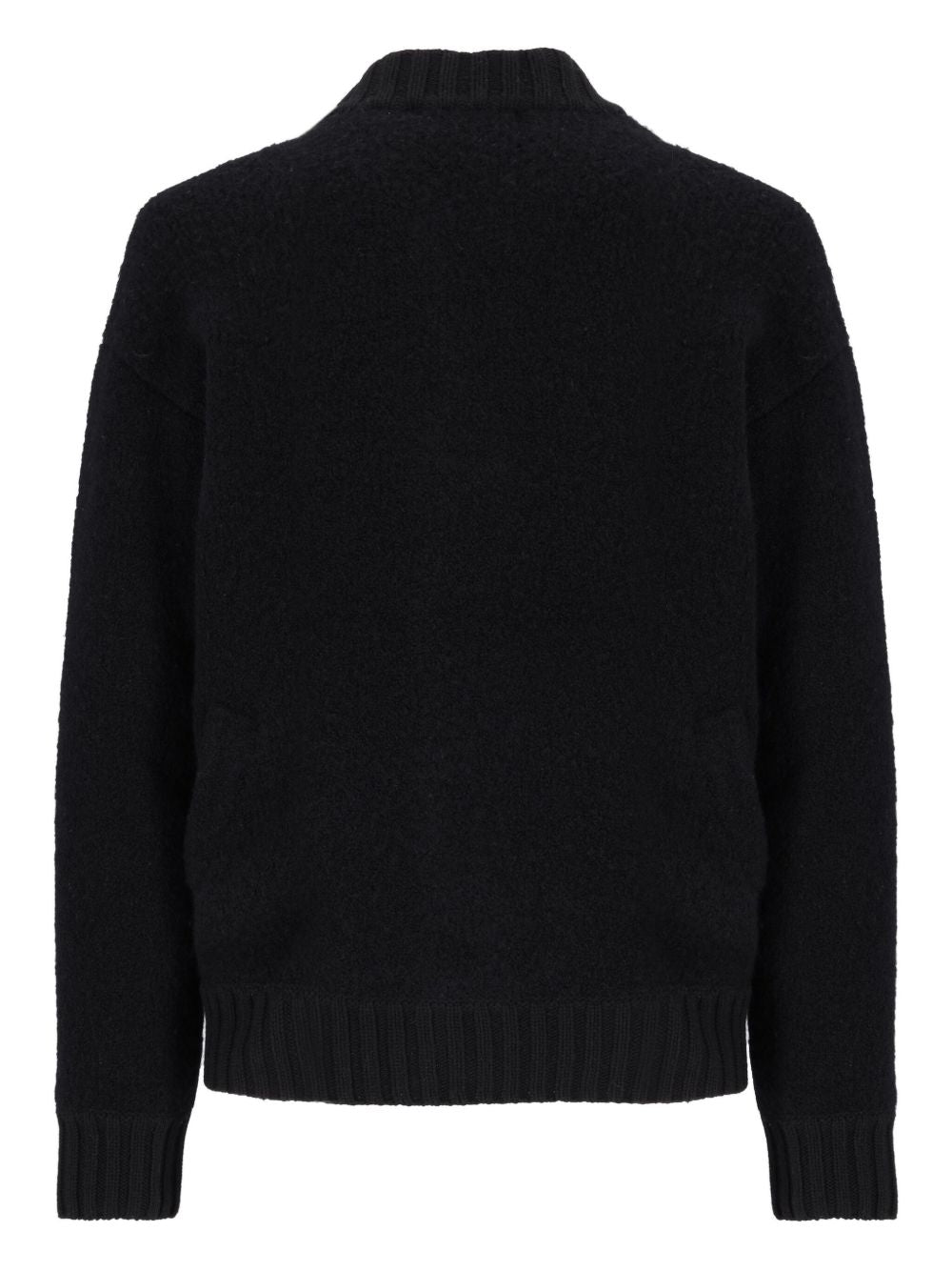 Bomber con bottoni in nero Laneus - uomo 