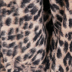 Cardigan con stampa animalier in marrone Laneus - uomo 