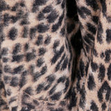 Cardigan con stampa animalier in marrone Laneus - uomo 