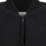 Bomber bouclé in nero Laneus - donna 