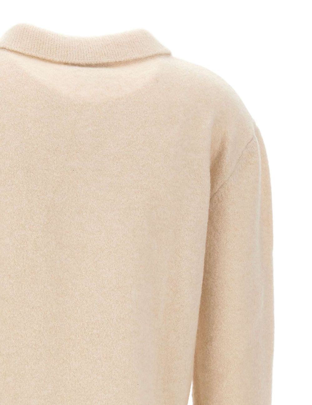 Polo a maniche lunghe in beige Laneus - uomo 