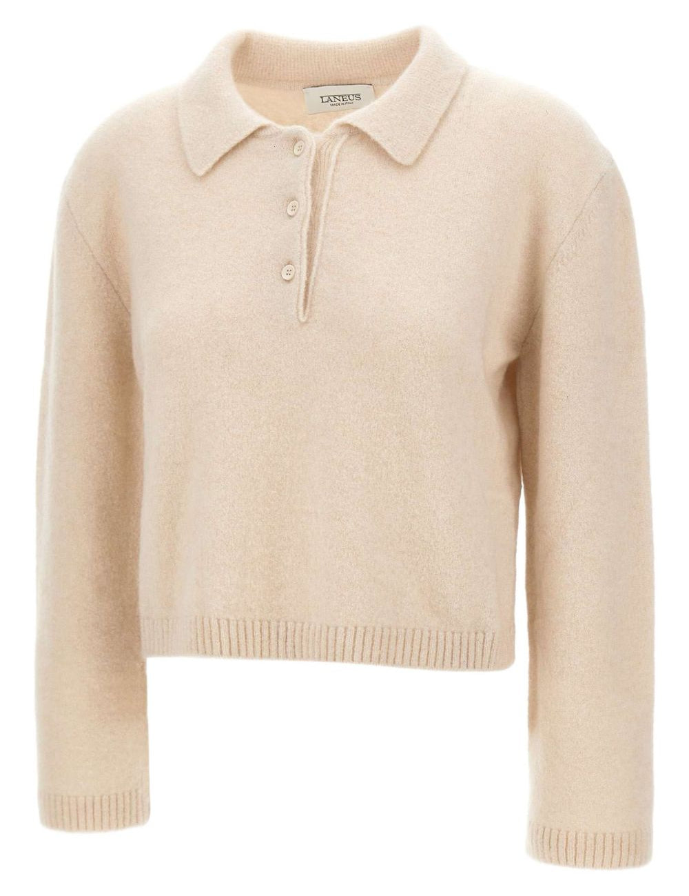 Polo a maniche lunghe in beige Laneus - uomo 