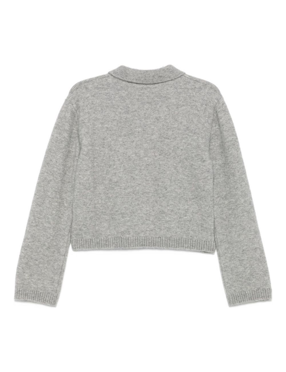 Polo con bottoni in grigio Laneus - donna 