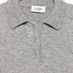 Polo con bottoni in grigio Laneus - donna 