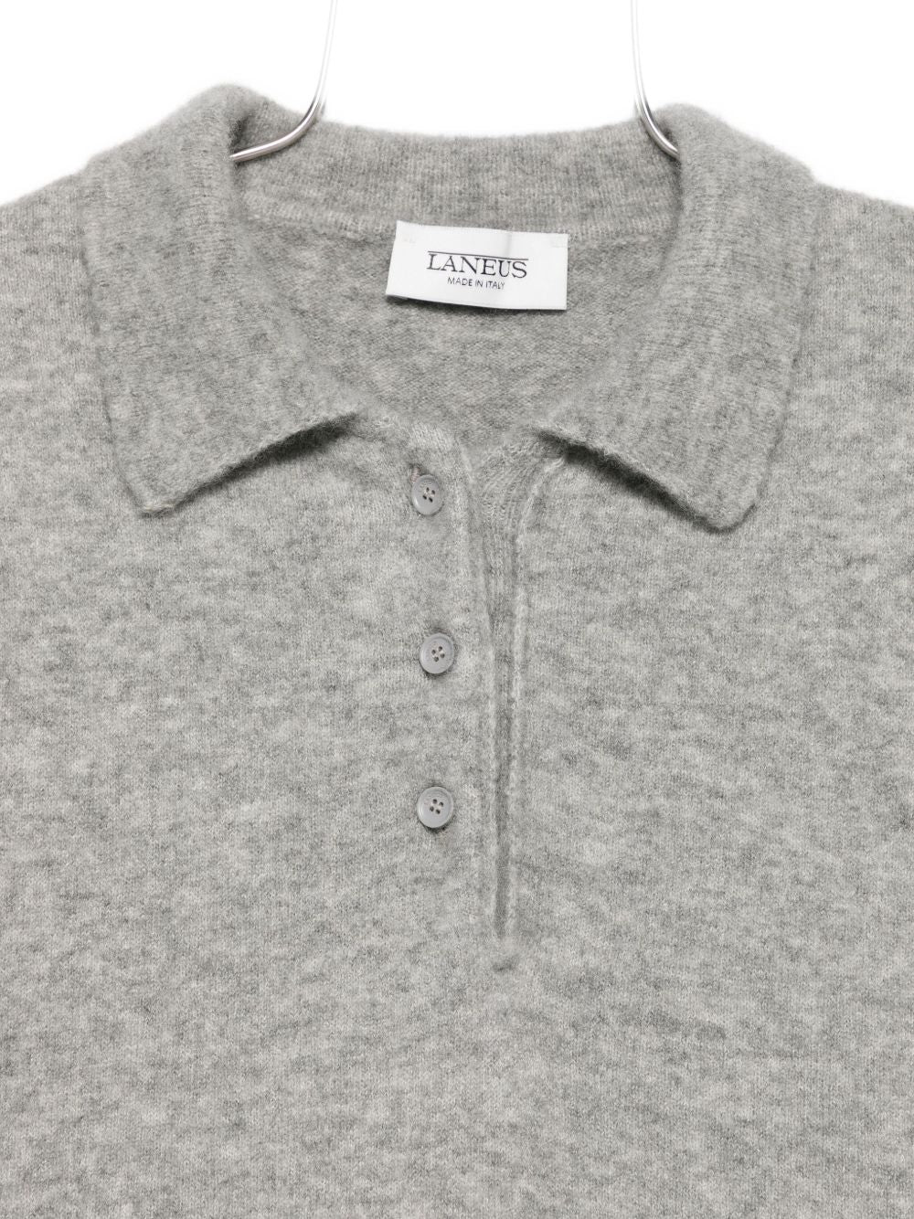 Polo con bottoni in grigio Laneus - donna 