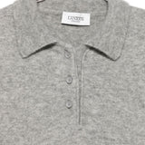 Polo con bottoni in grigio Laneus - donna 