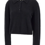Polo a maniche lunghe in nero Laneus - uomo 