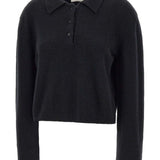 Polo a maniche lunghe in nero Laneus - uomo 