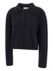Polo a maniche lunghe in nero Laneus - uomo