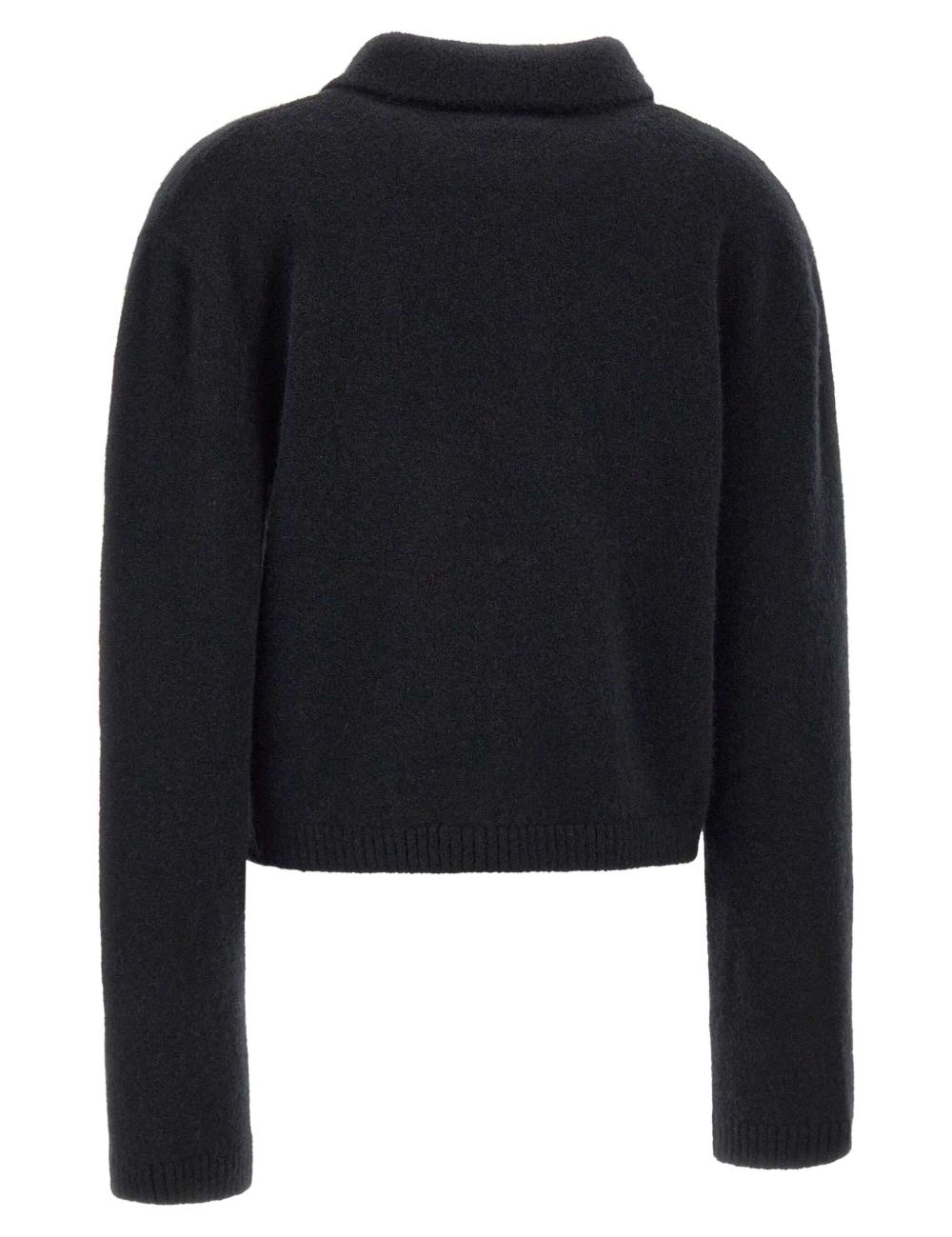 Polo a maniche lunghe in nero Laneus - uomo 