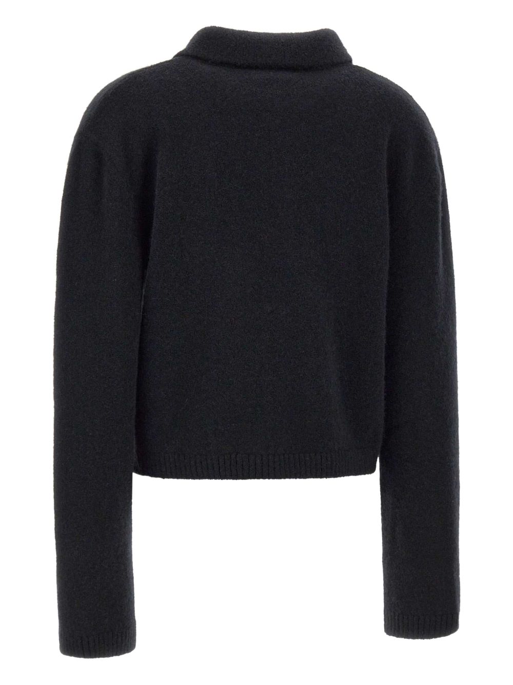 Polo a maniche lunghe in nero Laneus - uomo 