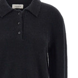 Polo a maniche lunghe in nero Laneus - uomo 