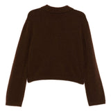 Polo con bottoni in marrone Laneus - donna 