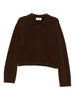 Polo con bottoni in marrone Laneus - donna