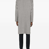Cappotto con taschini a toppa e bottoni in grigio Lardini - uomo 