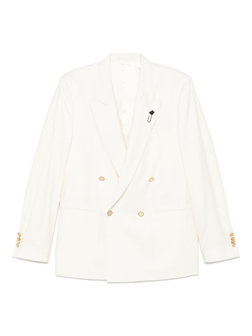 Blazer doppiopetto in bianco Lardini - uomo 