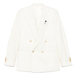 Blazer doppiopetto in bianco Lardini - uomo 