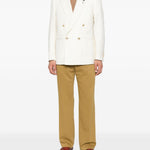 Blazer doppiopetto in bianco Lardini - uomo 