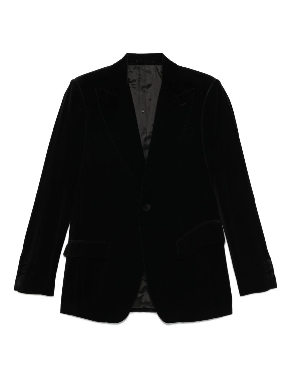 Blazer monopetto in nero Lardini - uomo 