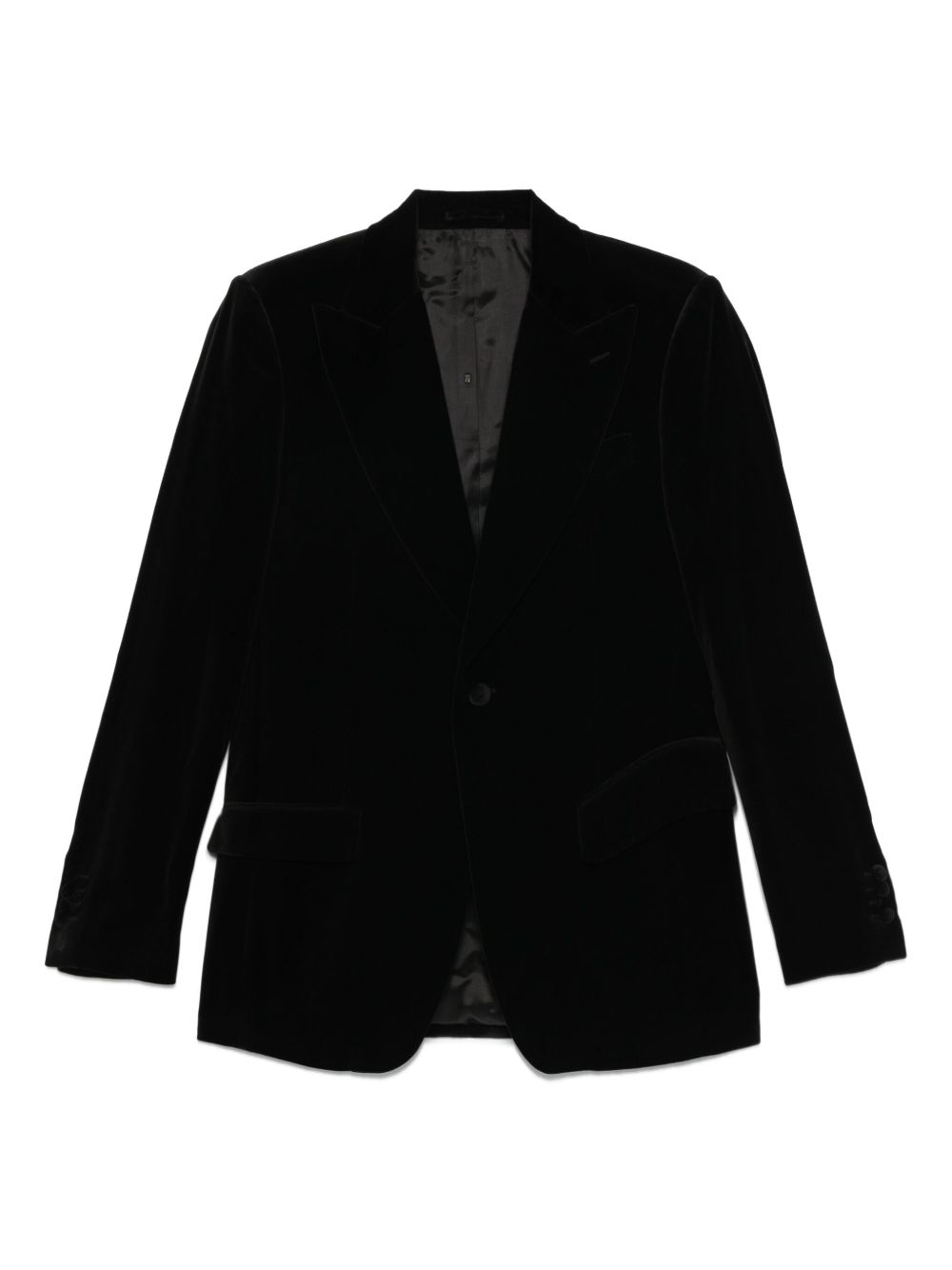 Blazer monopetto in nero Lardini - uomo 
