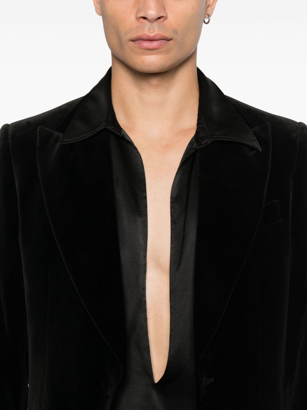 Blazer monopetto in nero Lardini - uomo 