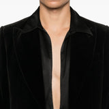 Blazer monopetto in nero Lardini - uomo 