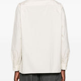 Camicia a righe in bianco Lardini - uomo 