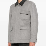 Giacca-camicia con tasche in grigio Lardini - uomo 