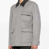 Giacca-camicia con tasche in grigio Lardini - uomo 