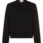 Giacca di lana con tasche sul petto in nero Lardini - uomo 